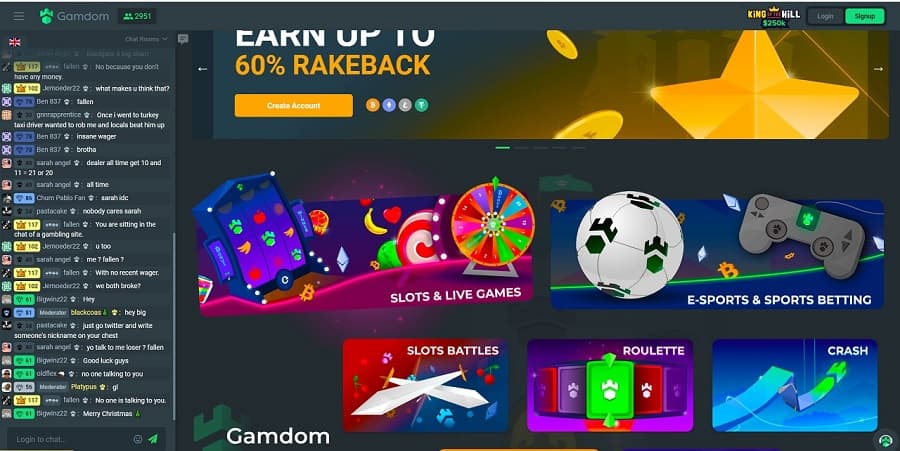 Gamdom - Crypto Casino