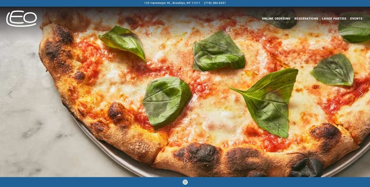Leo - Restaurant Website